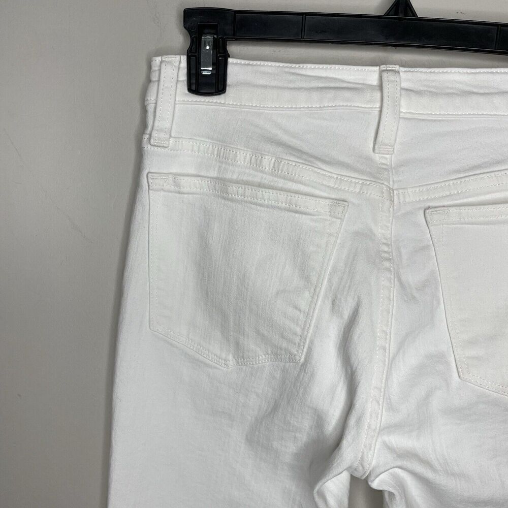 J.CREW Skinny Jeans Women 27 Petite Crisp White 9" Mid-Rise Stretch BO935 - Picture 8 of 12